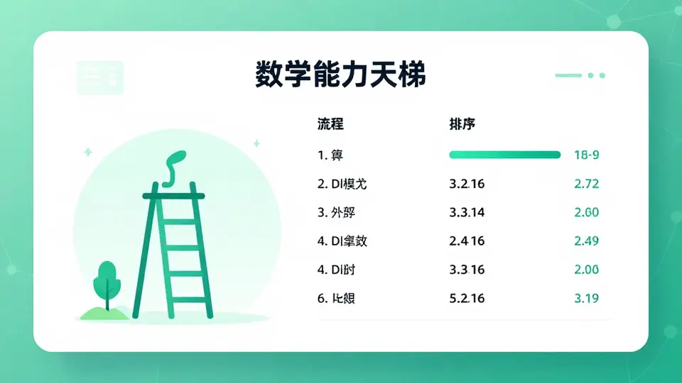 数学能力天梯 配图