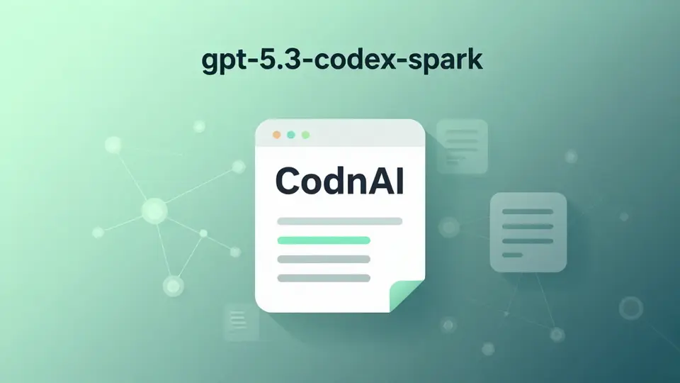 GPT系列 · gpt-5.3-codex-spark 配图