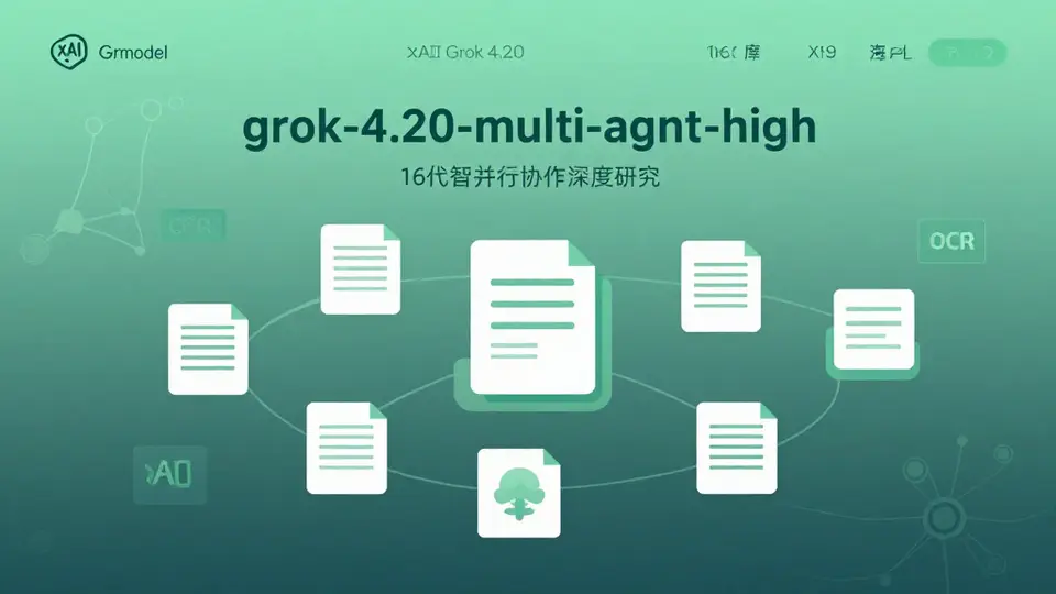 Grok 系列 · grok-4.20-multi-agent-high 配图