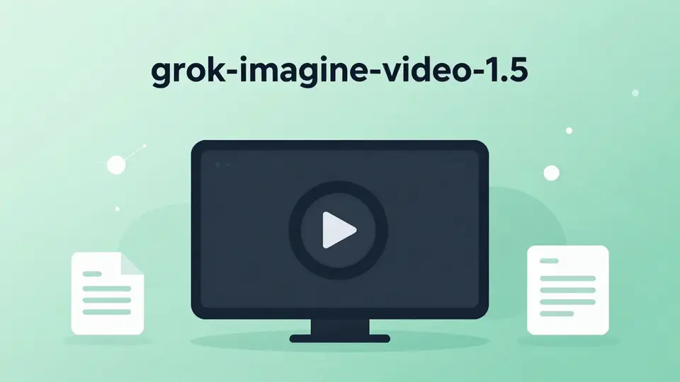 Grok 系列 · grok-imagine-video-1.5 配图