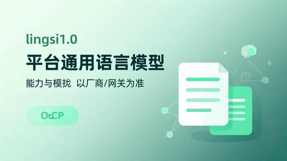 lingsi1.0 · lingsi1.0 配图