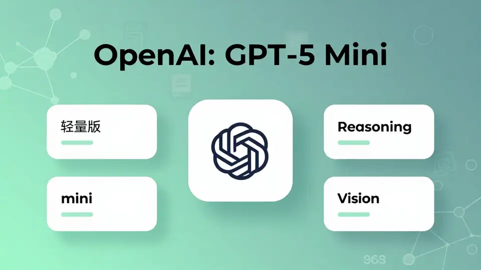 GPT系列 · OpenAI: GPT-5 Mini 配图