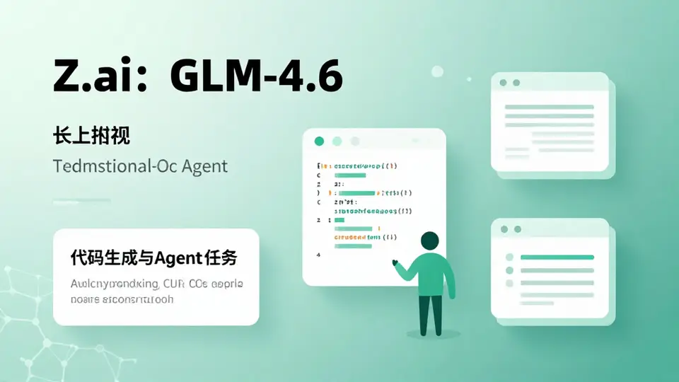 GLM / 智谱 · Z.ai: GLM 4.6 配图